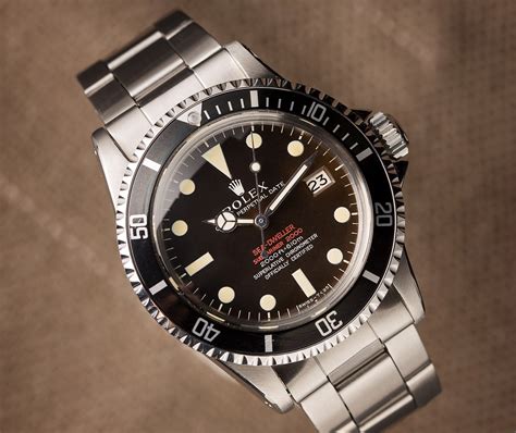 rolex sea dweller double red 1977|Rolex double red for sale.